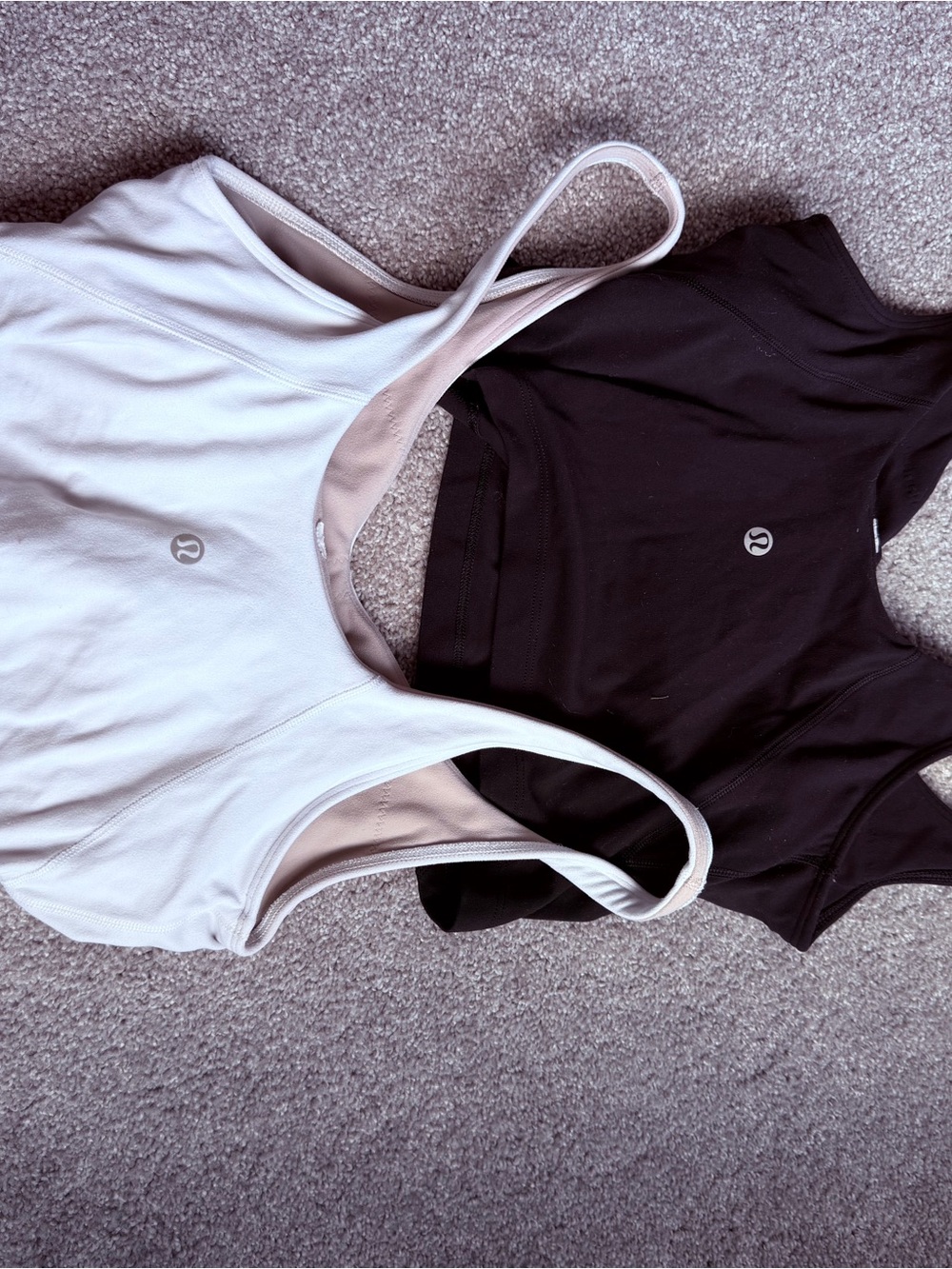lululemon athletica White and Black Sports Bras